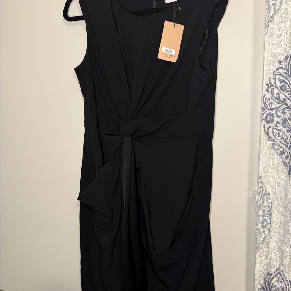 NWT MM la fleur Chic Black Midi Dress 1x